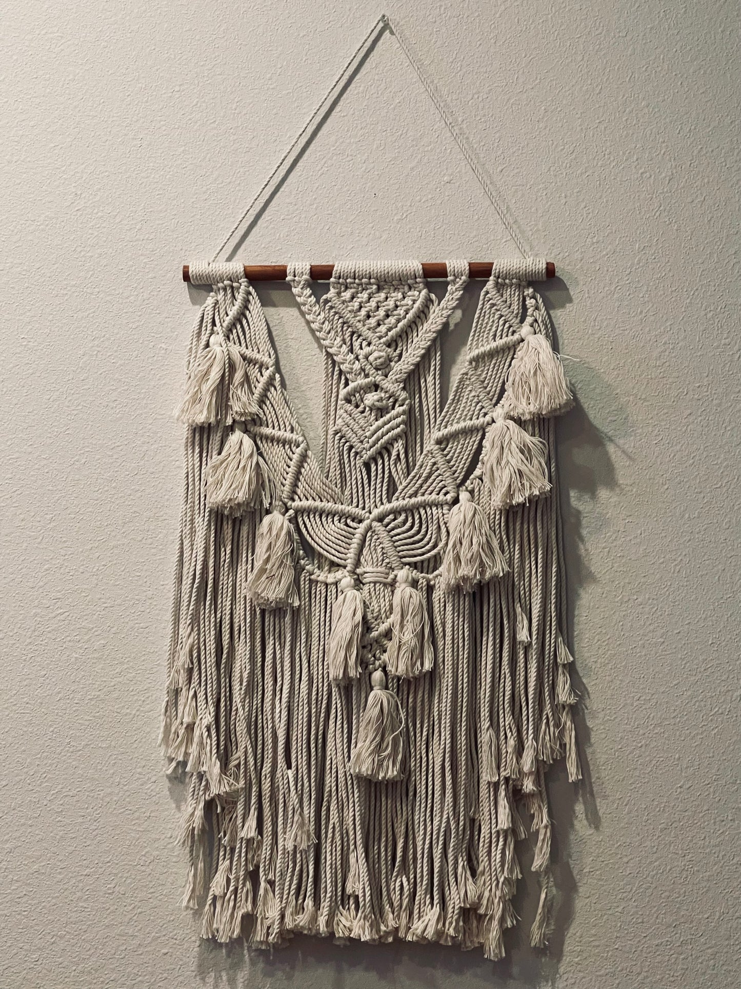 Boho Harvest Macramé Wall Tapestry